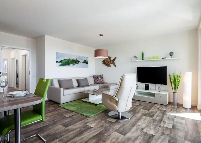 شقة Meeresblick Fewo: Beachfront Balcony With Ahoi Access